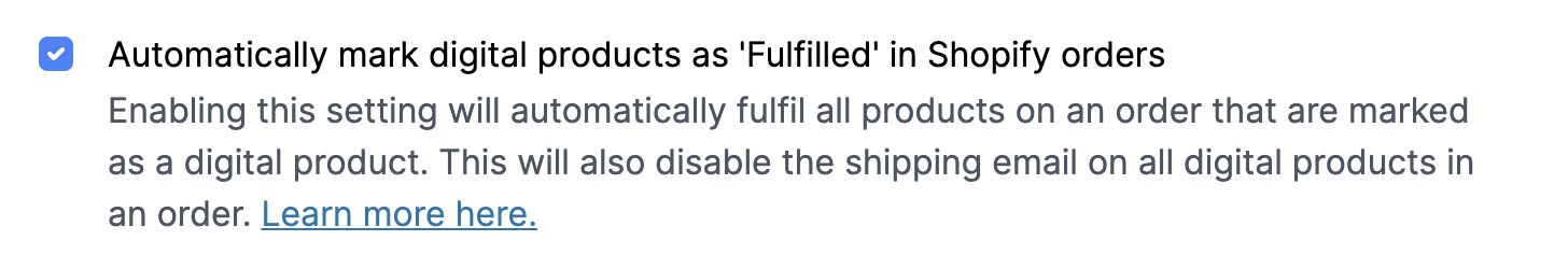 digital orders be fulfilled