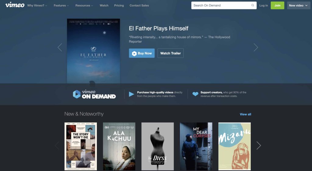 vimeo on demand