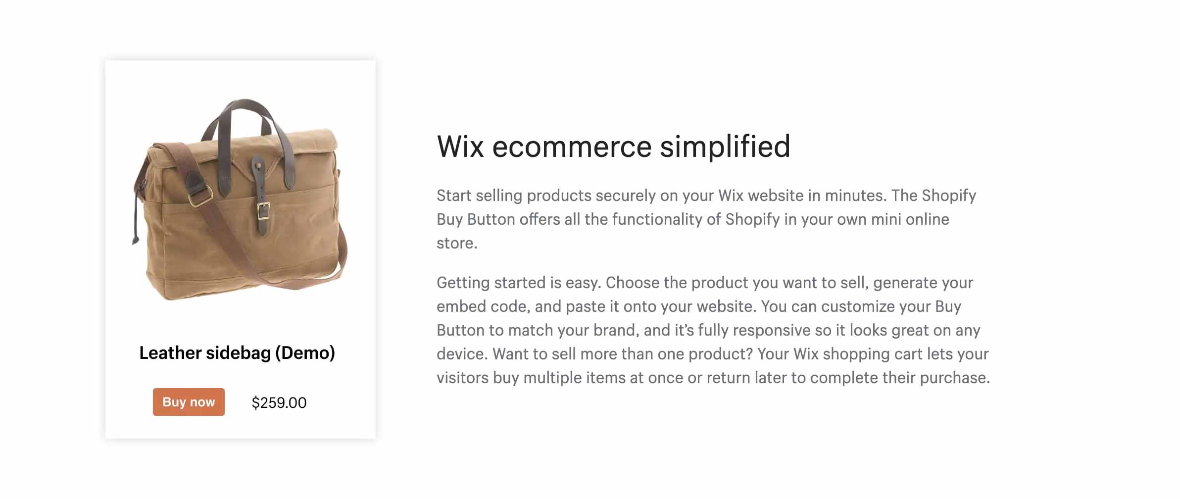 wix ecommerce